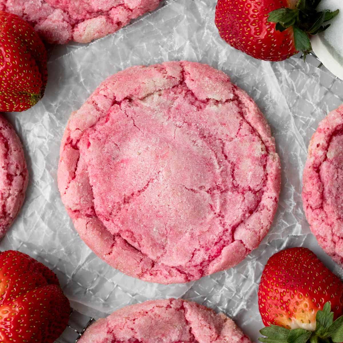 Strawberry Sugar Cookie Handcrafted Goat Milk Soap