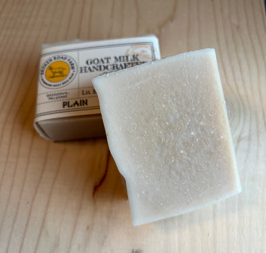 Plain Fragrance Free Handcrafted Goat Milk Soap